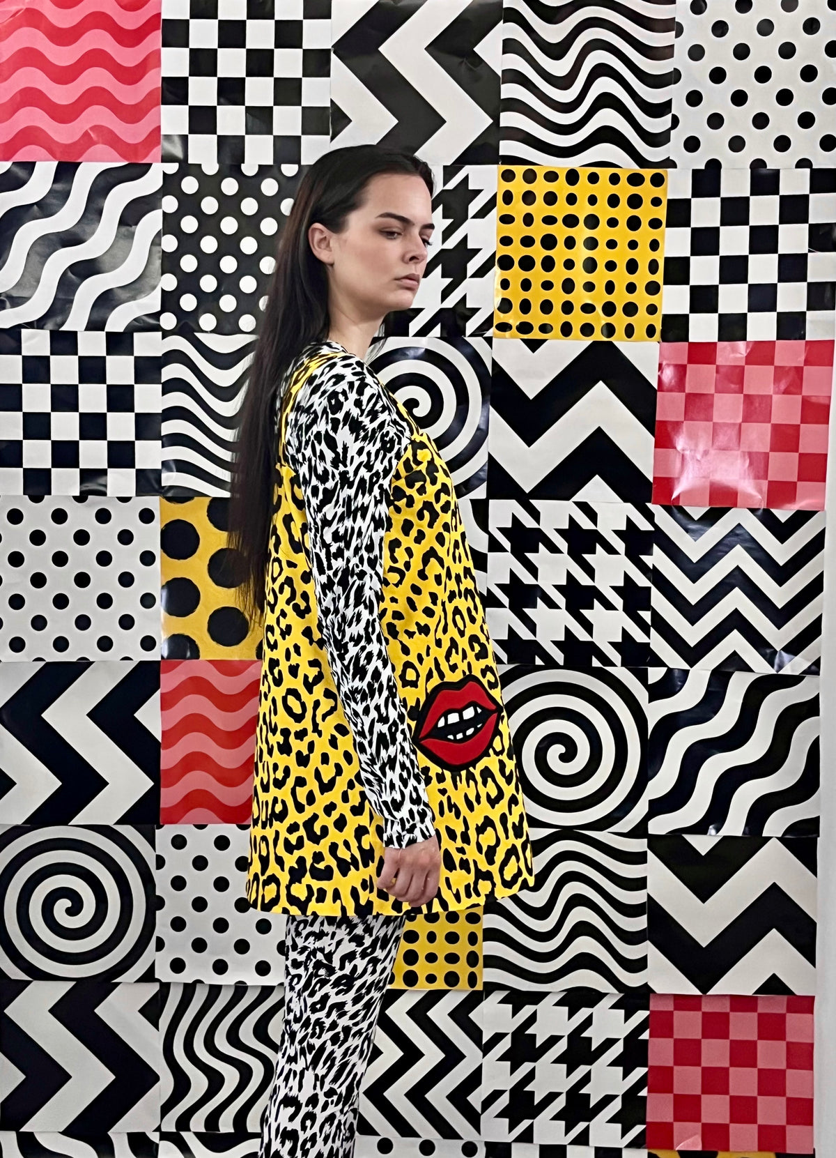 Cheetah Pop Art Mini Dress Jumper