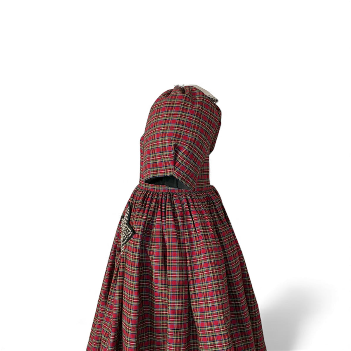 PLAID STAR POCKET BABYDOLL