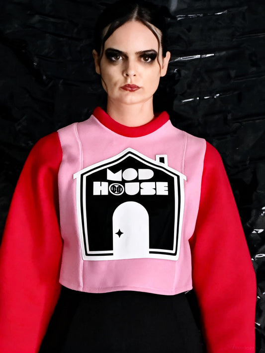 MOD HOUSE Sculptural Crop Top