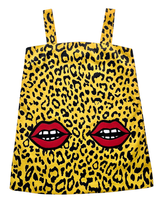 Cheetah Pop Art Mini Dress Jumper