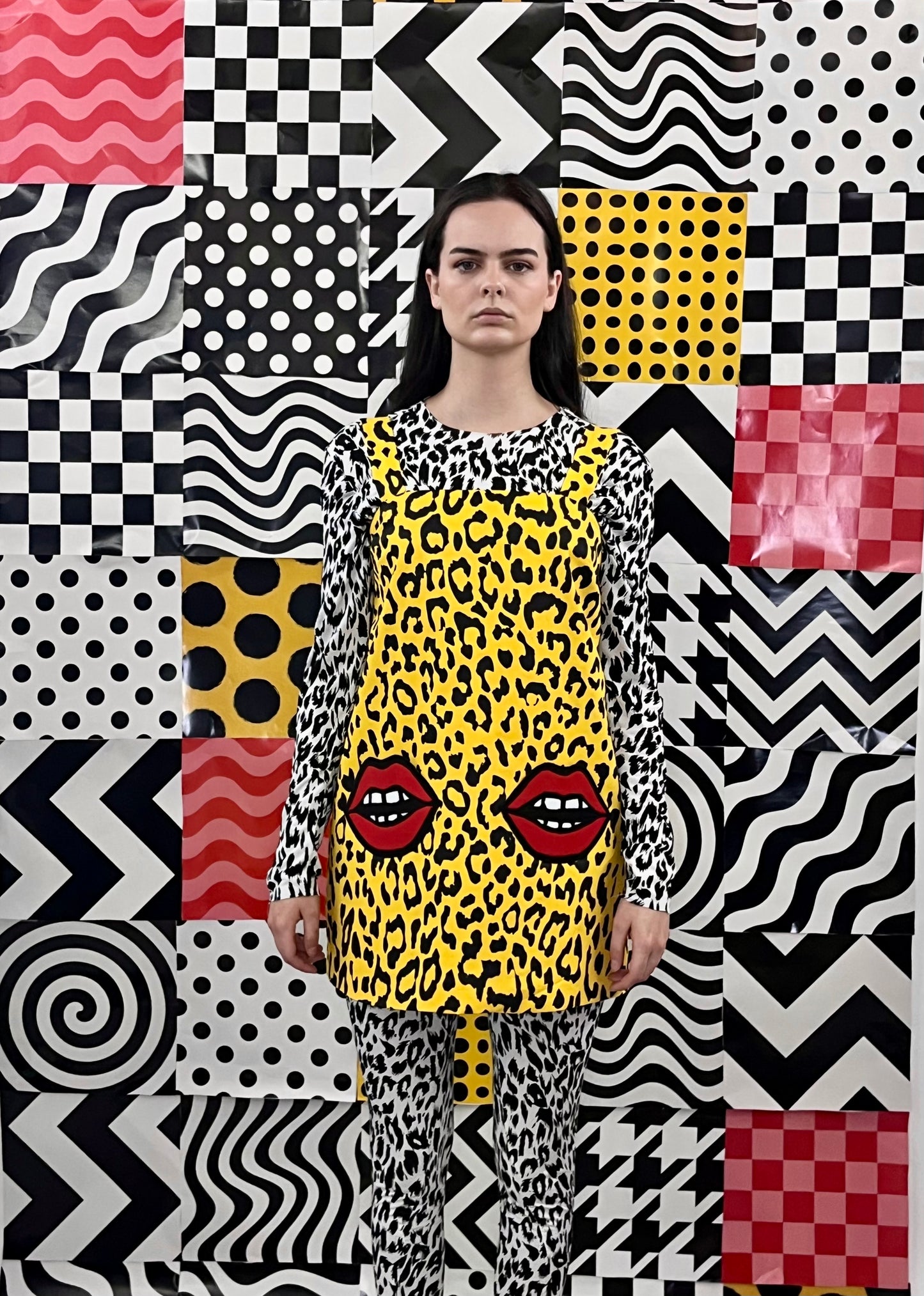 Cheetah Pop Art Mini Dress Jumper