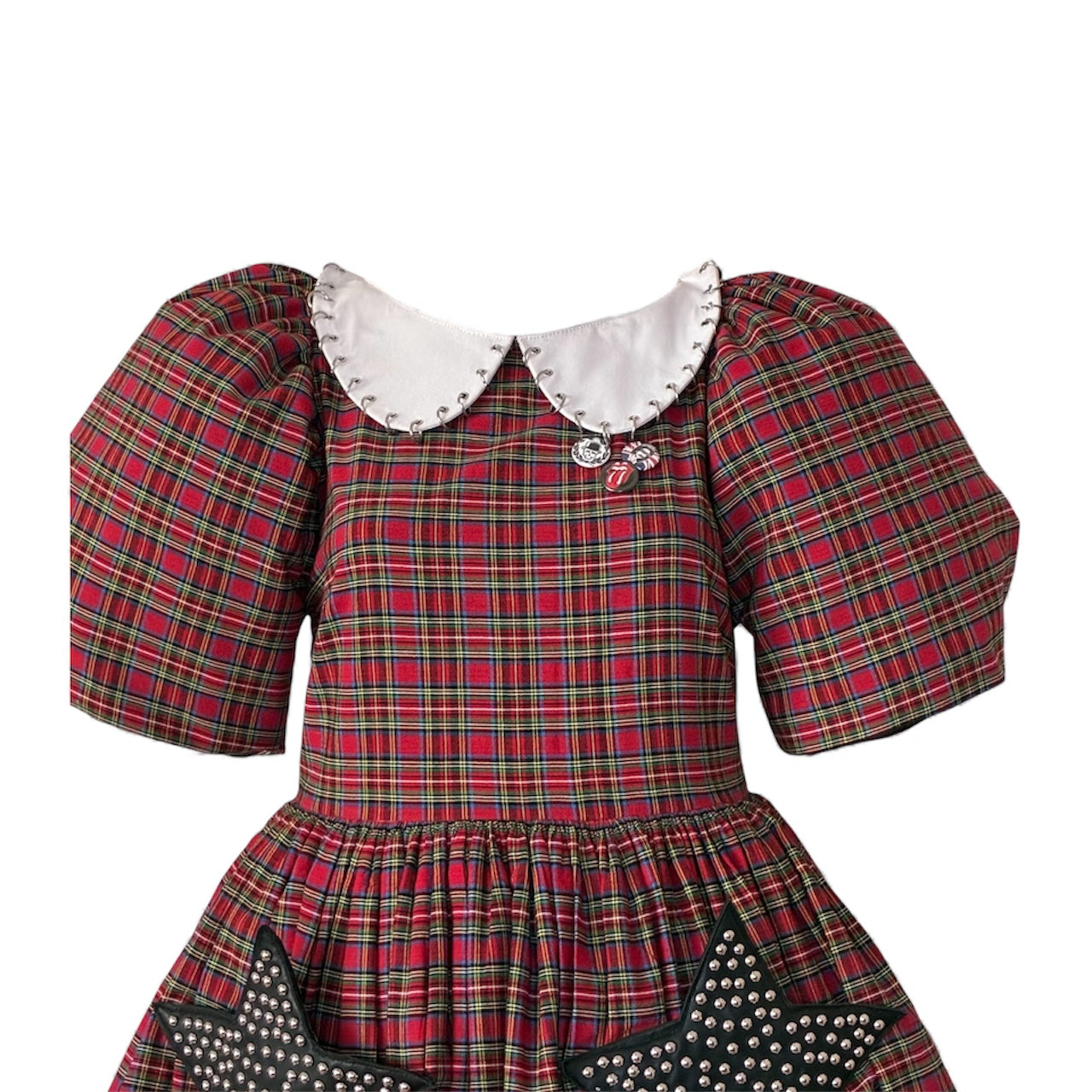 PLAID STAR POCKET BABYDOLL