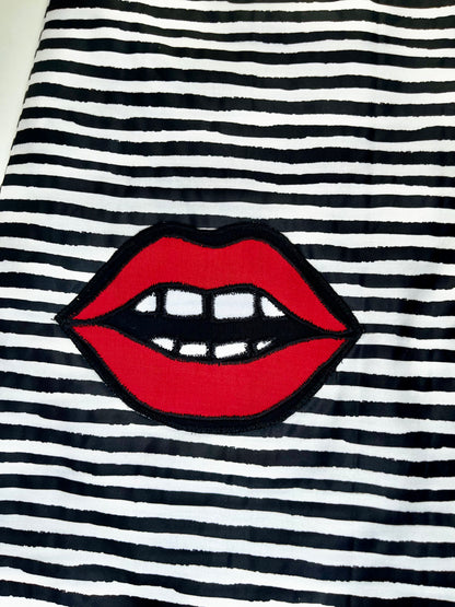 Striped Pop Art Mini Dress Jumper
