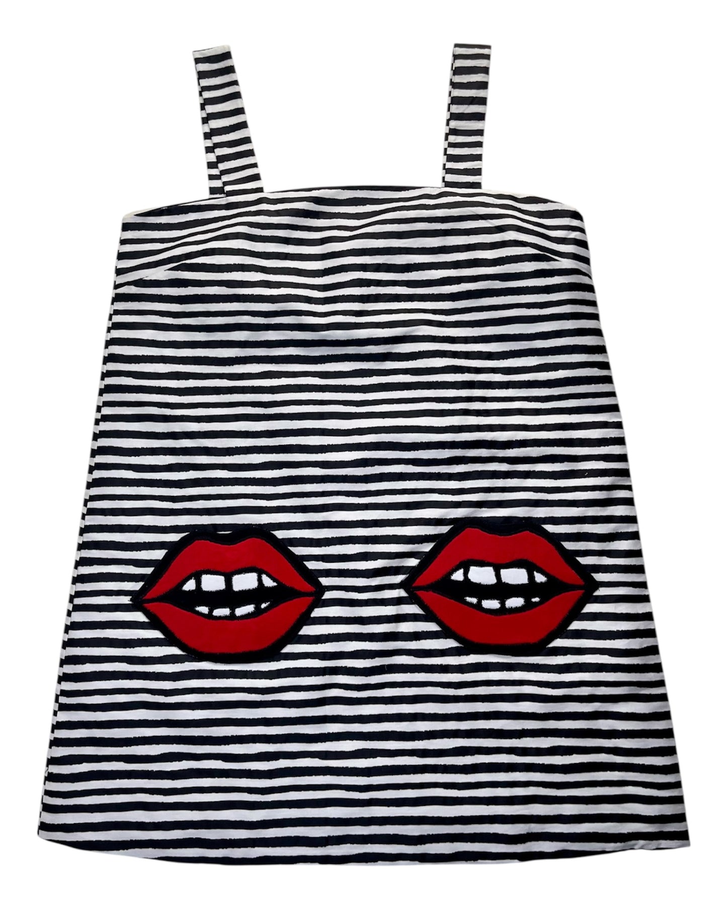 Striped Pop Art Mini Dress Jumper