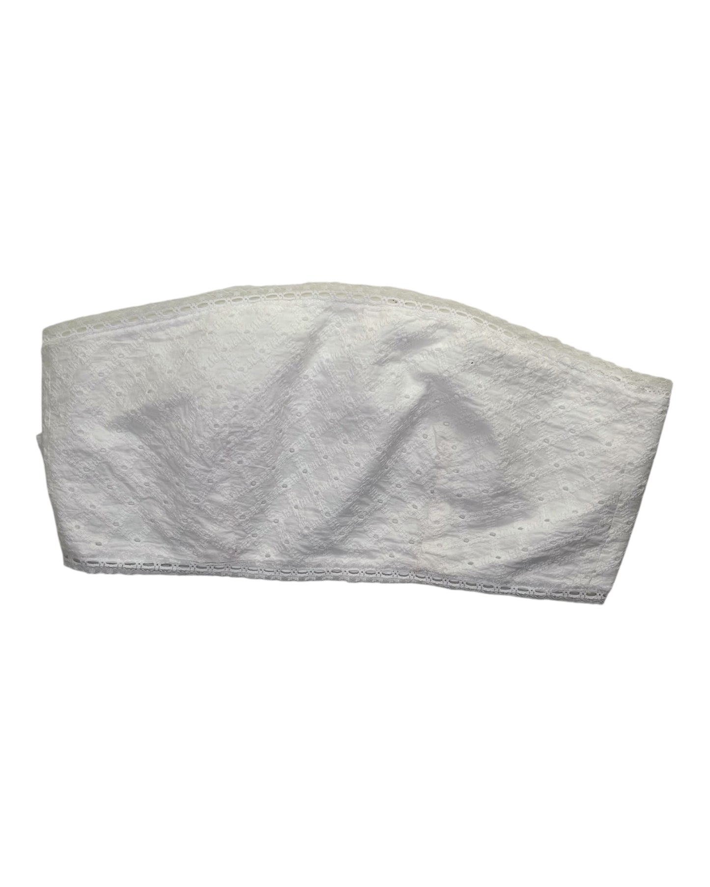 Eyelet Bandeau Crop Top