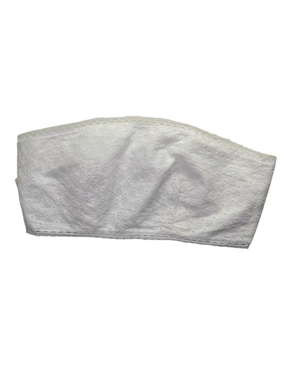 Eyelet Bandeau Crop Top