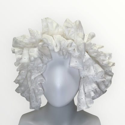 Ruffled Eyelet Headpiece