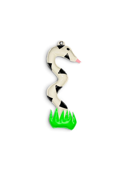 Snakes in Grass Bag Charm